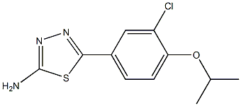 5-{3-chloro-4-[(1-Methylethyl)oxy]phenyl}-1,3,4-thiadiazol-2-aMine CAS#: 1258440-61-7
