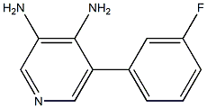 5-(3-fluorophenyl)pyridine-3,4-diamine CAS#: 1214358-61-8