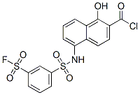 5-[[[3-(fluorosulphonyl)phenyl]sulphonyl]amino]-1-hydroxynaphthalene-2-carbonyl chloride CAS#: 71173-79-0