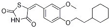 5-[[4-(2-Cyclohexylethoxy)-3-Methoxyphenyl]Methylene]-2,4-thiazolidinedione CAS#: 1239610-60-6