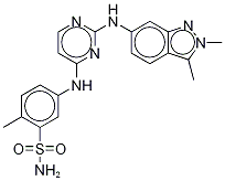 5-[[4-[(2,3-DiMethyl-2H-indazol-6-yl)aMino]-2-pyriMidinyl]aMino]-2-MethylbenzenesulfonaMide CAS#: 1252927-47-1