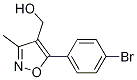 [5-(4-BroMo-phenyl)-3-Methyl-isoxazol-4-yl]-Methanol CAS#: 1280205-98-2