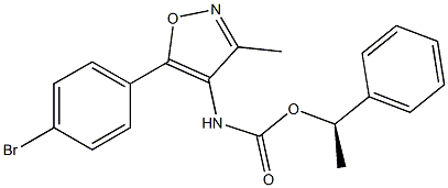 [5-(4-BroMophenyl)-3-Methylisoxazol-4-yl]carbaMic acid(R)-1-phenylethyl ester CAS#: 1228690-37-6