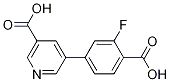 5-(4-Carboxy-3-fluorophenyl)nicotinic acid CAS#: 1258613-93-2