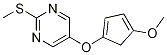 5-[(4-Methoxycyclopenta-1,3-dien-1-yl)oxy]-2-(Methylsulfanyl)pyriMidine CAS#: 1245648-98-9