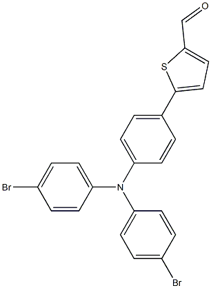 5-(4-(bis(4-bromophenyl)amino)phenyl)thiophene-2-carbaldehyde CAS#: 1197992-32-7