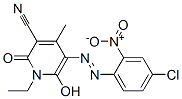 5-[(4-chloro-2-nitrophenyl)azo]-1-ethyl-1,2-dihydro-6-hydroxy-4-methyl-2-oxonicotinonitrile CAS#: 70528-90-4