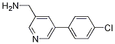 (5-(4-chlorophenyl)pyridin-3-yl)methanamine CAS#: 1260180-20-8