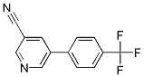 5-(4-(trifluoromethyl)phenyl)pyridine-3-carbonitrile CAS#: 1261600-44-5