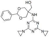 5-[[4,6-Di(1-aziridinyl)-1,3,5-triazin-2-yl]amino]-2-phenyl-1,3-dioxane-5-methanol CAS#: 72239-51-1
