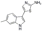 5-(6-methyl-1H-indol-3-yl)-1,3-thiazol-2-amine CAS#: 1134334-49-8
