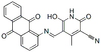 5-[[(9,10-dihydro-9,10-dioxo-1-anthryl)imino]methyl]-1,2-dihydro-6-hydroxy-4-methyl-2-oxonicotinonitrile CAS#: 71786-65-7
