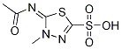5-(AcetyliMino)-4,5-dihydro-4-Methyl-1,3,4-thiadiazole-2-sulfonic Acid CAS#: 1312679-00-7