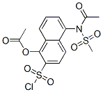 5-[Acetyl(methylsulfonyl)amino]-1-(acetyloxy)-2-naphthalenesulfonic acid chloride CAS#: 71205-36-2