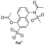 5-[Acetyl(methylsulfonyl)amino]-1-(acetyloxy)-2-naphthalenesulfonic acid sodium salt CAS#: 71205-37-3