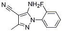 5-Amino-1-(2-fluorophenyl)-3-methyl-1H-pyrazole-4-carbonitrile CAS#: 1072944-83-2