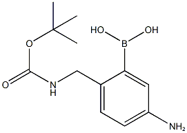 5-Amino-2-(BOC-amino)methyl)phenylboronic acid CAS#: 1217500-85-0