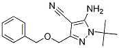 5-Amino-3-(benzyloxymethyl)-1-tert-butyl-1H-pyrazole-4-carbonitrile CAS#: 1151653-30-3
