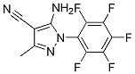 5-Amino-3-methyl-1-(perfluorophenyl)-1H-pyrazole-4-carbonitrile CAS#: 1072944-84-3
