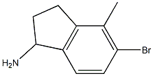 5-BROMO-4-METHYL-2,3-DIHYDRO-1H-INDEN-1-AMINE CAS#: 1273667-47-2