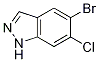 5-BROMO-6-CHLORO-1H-INDAZOLE CAS#: 1260382-77-1