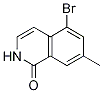 5-BROMO-7-METHYL-1,2-DIHYDROISOQUINOLIN-1-ONE CAS#: 1268521-92-1