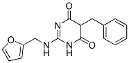 5-Benzyl-2-(furfurylamino)pyrimidine-4,6(1H,5H)-dione CAS#: 70829-93-5