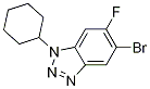5-BroMo-1-cyclohexyl-6-fluoro-1,2,3-benzotriazole CAS#: 1365272-81-6