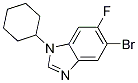 5-BroMo-1-cyclohexyl-6-fluorobenziMidazole CAS#: 1365272-71-4