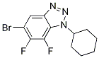 5-BroMo-1-cyclohexyl-6,7-difluoro-1,2,3-benzotriazole CAS#: 1375068-80-6