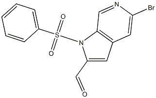 5-BroMo-1-(phenylsulfonyl)-6-azaindole-2-carbaldehyde CAS#: 1227269-19-3