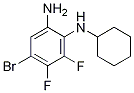 5-BroMo-2-(N-cyclohexylaMino)-3,4-difluoroaniline CAS#: 1365272-15-6