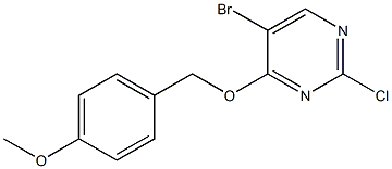 5-BroMo-2-chloro-4-((4-Methoxybenzyl)oxy)pyriMidine CAS#: 1188329-59-0