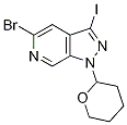5-BroMo-3-iodo-1-(tetrahydro-2H-pyran-2-yl)-1H-pyrazolo[3,4-c]pyridine CAS#: 1369509-72-7