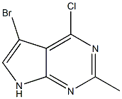 5-BroMo-4-chloro-2-Methyl-7H-pyrrolo[2,3-d]pyriMidine CAS#: 1111237-76-3