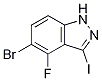 5-BroMo-4-fluoro-3-iodo-1H-indazole CAS#: 1082041-88-0