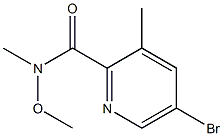 5-BroMo-N-Methoxy-N,3-diMethylpicolinaMide CAS#: 1224604-14-1