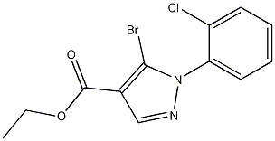5-Bromo-1-(2-chloro-phenyl)-1H-pyrazole-4-carboxylic acid ethyl ester CAS#: 1245259-89-5