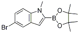 5-Bromo-1-methyl-2-(4,4,5,5-tetramethyl-1,3,2-dioxaborolan-2-yl)-1h-indole CAS#: 1192037-87-8