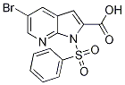 5-Bromo-1-(phenylsulfonyl)-1H-pyrrolo-[2,3-b]pyridine-2-carboxylic acid CAS#: 1246088-41-4