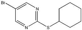 5-Bromo-2-(cyclohexylthio)pyrimidine CAS#: 1242336-56-6