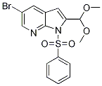 5-Bromo-2-(dimethoxymethyl)-1-(phenylsulfonyl)-1H-pyrrolo[2,3-b]pyridine CAS#: 1261365-83-6