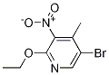 5-Bromo-2-ethoxy-3-nitro-4-picoline CAS#: 1215206-58-8