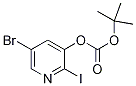 5-Bromo-2-iodopyridin-3-yl tert-butyl carbonate CAS#: 1087659-20-8