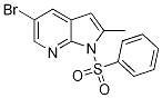 5-Bromo-2-methyl-1-(phenylsulfonyl)-1H-pyrrolo[2,3-b]pyridine CAS#: 1111638-01-7
