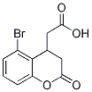 (5-Bromo-2-oxo-3,4-dihydro-1-benzopyran-4-yl)acetic acid CAS#: 1334499-95-4