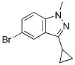 5-Bromo-3-cyclopropyl-1-methylindazole CAS#: 1311197-79-1