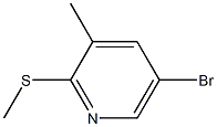 5-Bromo-3-methyl-2-(methylthio)pyridine CAS#: 1289270-74-1
