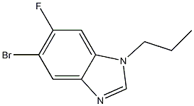 5-Bromo-6-fluoro-1-propyl-1H-benzo[d]imidazole CAS#: 1261940-19-5