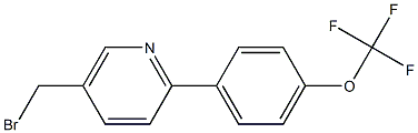 5-(Bromomethyl)-2-(4-trifluoromethoxyphenyl)pyridine CAS#: 1370025-51-6